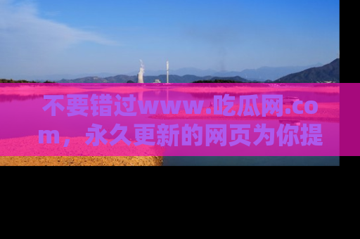 不要错过www.吃瓜网.com，永久更新的网页为你提供吃瓜盛宴！