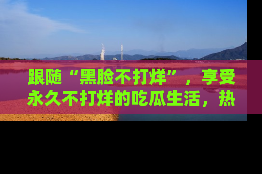 跟随“黑脸不打烊”，享受永久不打烊的吃瓜生活，热辣八卦不断