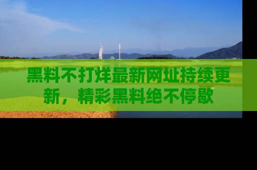 黑料不打烊最新网址持续更新，精彩黑料绝不停歇