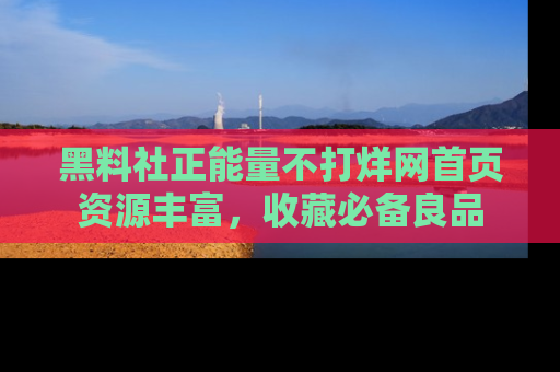 黑料社正能量不打烊网首页资源丰富，收藏必备良品