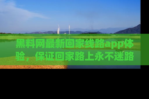 黑料网最新回家线路app体验，保证回家路上永不迷路顺畅
