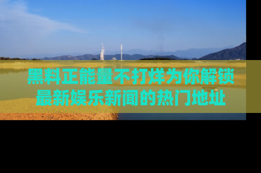 黑料正能量不打烊为你解锁最新娱乐新闻的热门地址