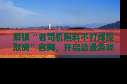 解锁“老司机黑料不打烊提取码”官网,开启动漫游戏的新次元之旅!
