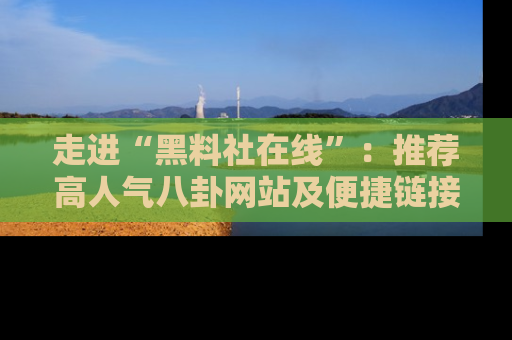 走进“黑料社在线”:推荐高人气八卦网站及便捷链接的全面指南